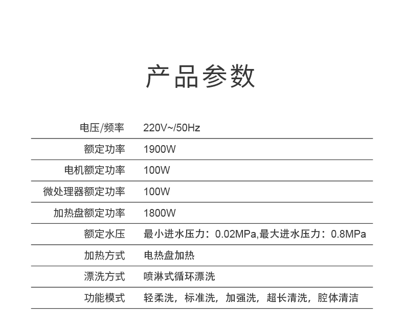 帅丰SQ8-2洗碗机