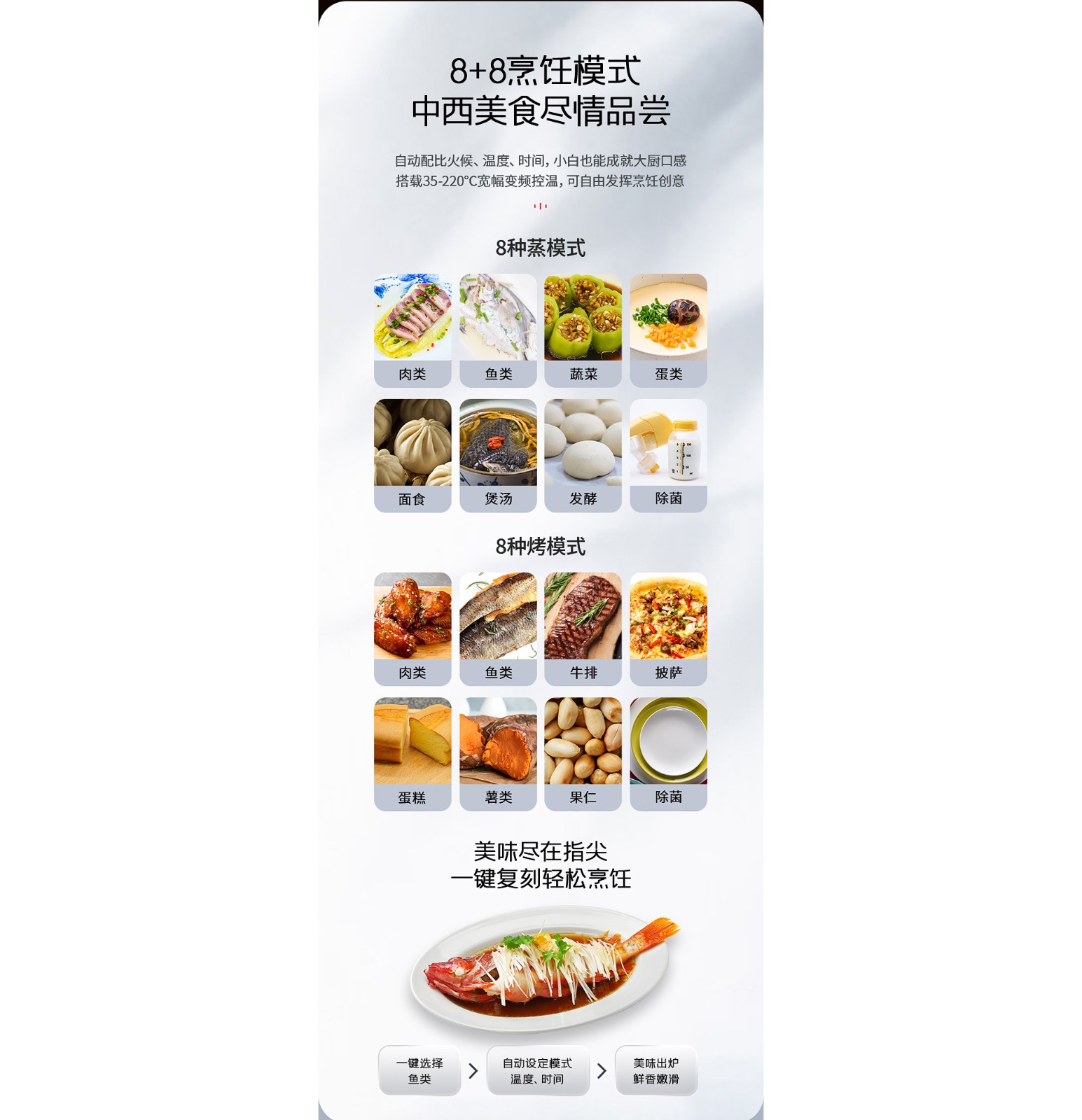 帅丰T6蒸烤独立集成灶