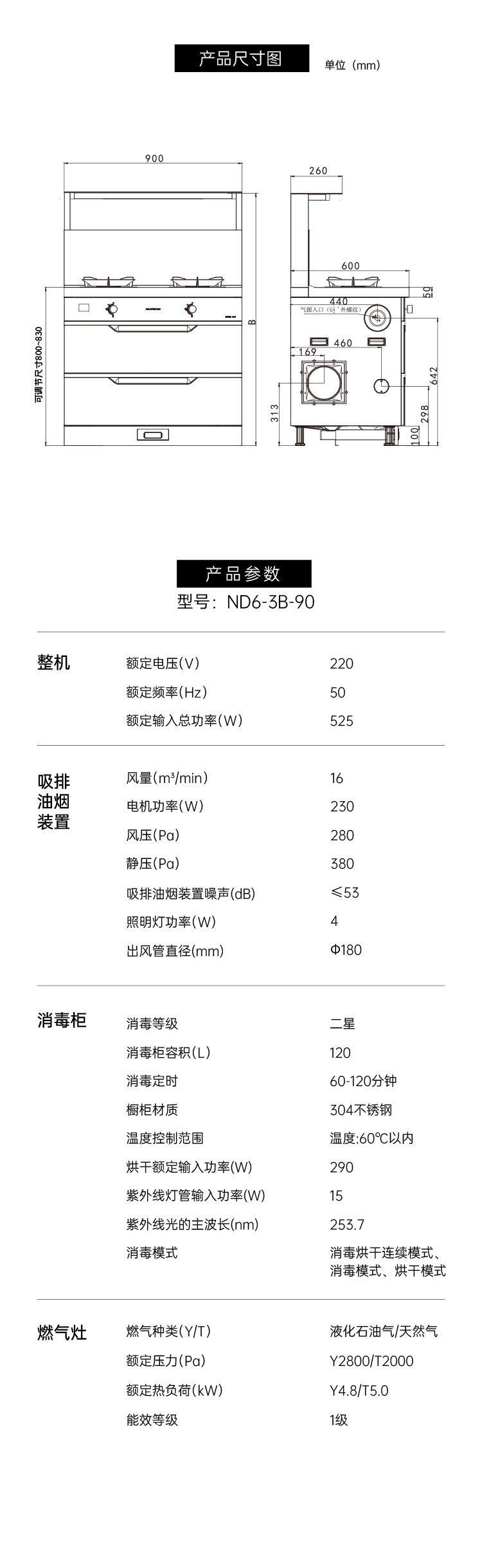 ND6消毒柜款