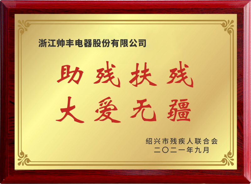 立善为本｜帅丰电器董事长商若云荣获“共同富裕贡献奖—慈善奖”