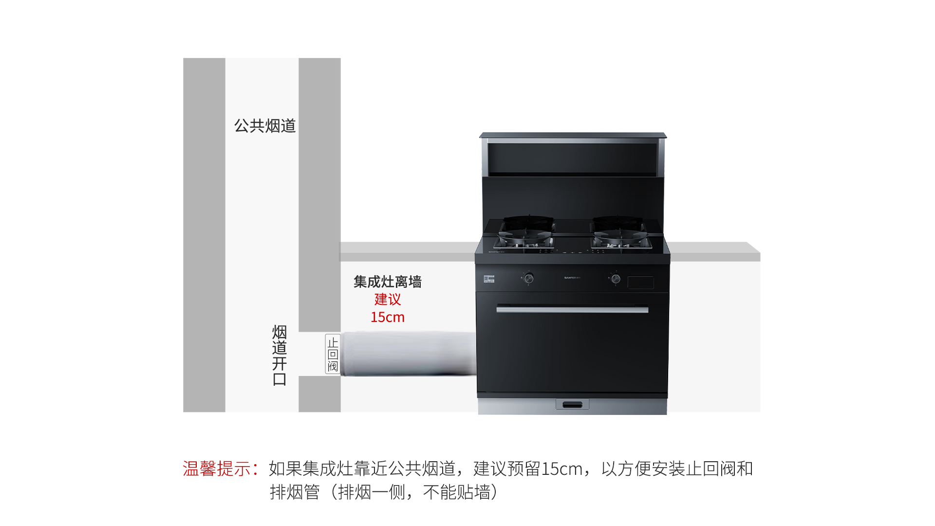 帅丰ND6蒸箱款集成灶