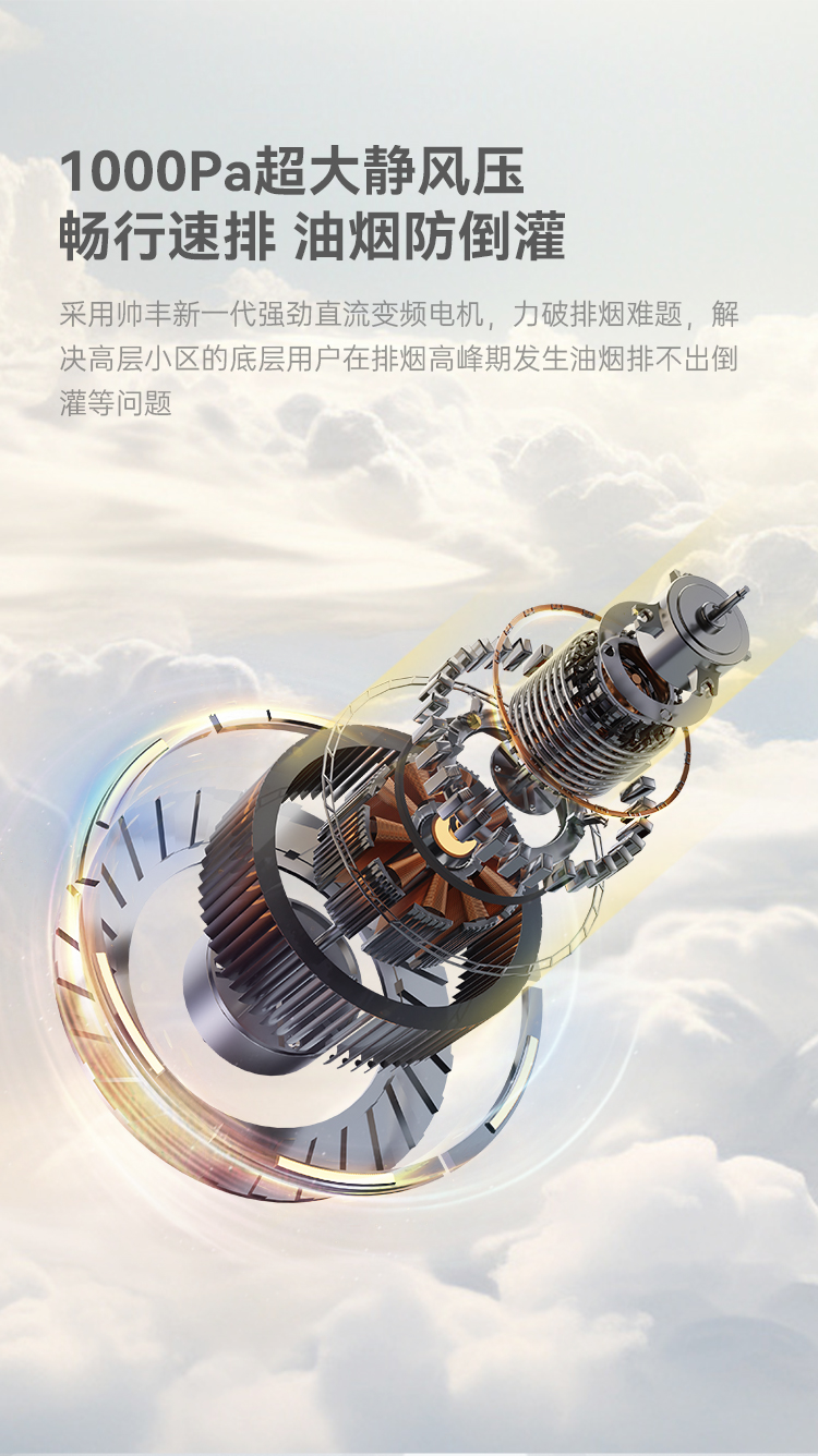 帅丰天机3蒸烤独立（白）集成灶
