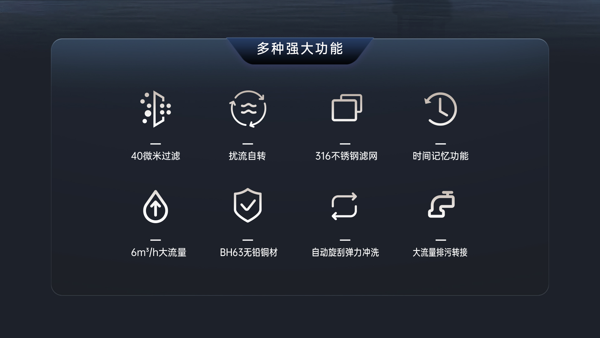 帅丰SF-B1前置过滤器