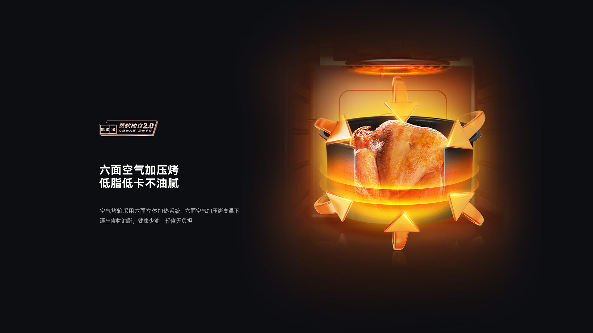帅丰星辰X1双子星蒸烤独立(90S)集成灶