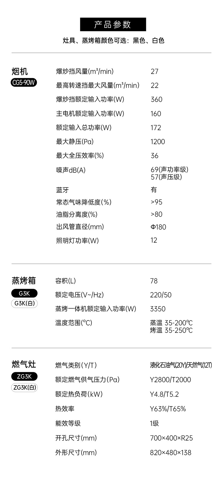 帅丰G5 归·爱 蒸烤一体集成烹饪中心