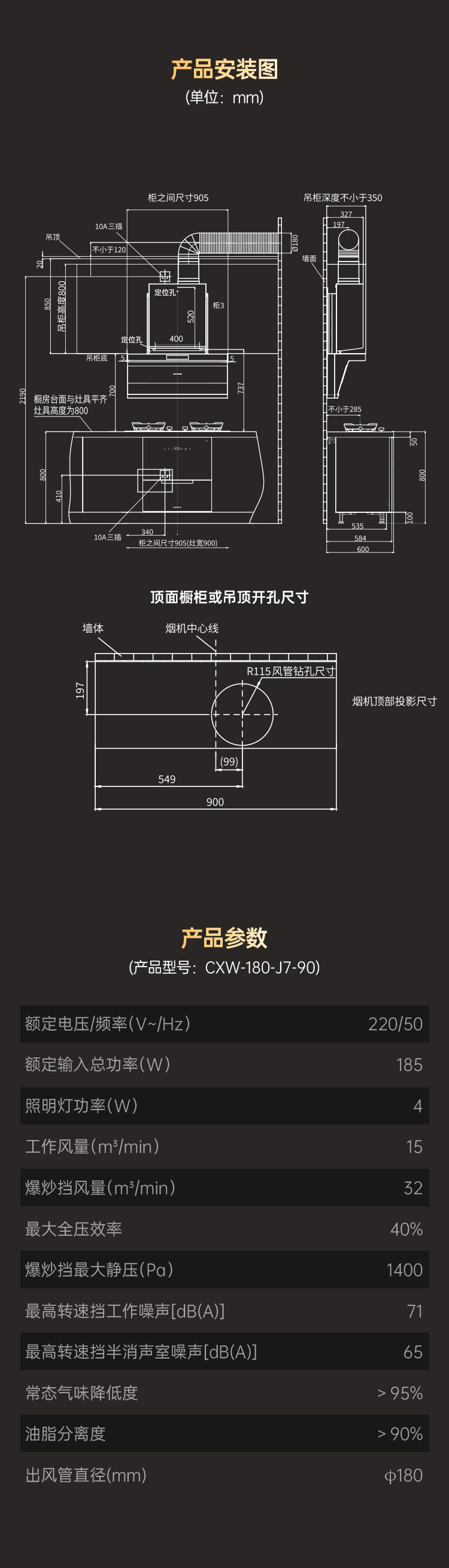帅丰飓风烟机J7集成烹饪中心
