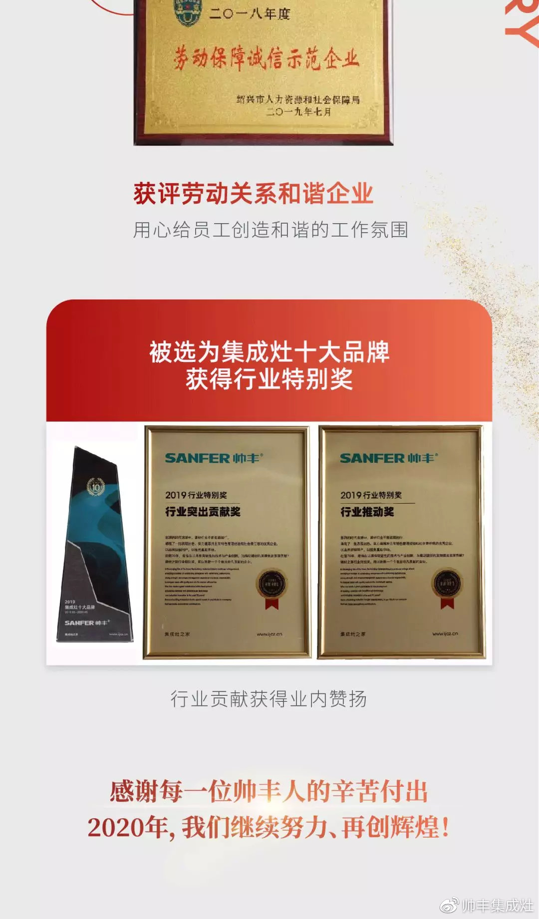 2019丰采时刻 | 帅丰狂揽多项荣誉，军功章有你的一半！