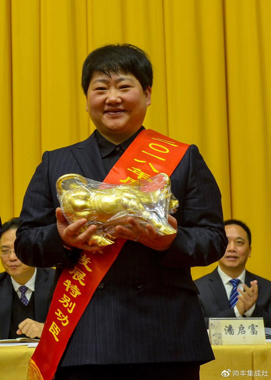 工业企业三十强、纳税二十强、金牛奖，连获三项大奖，帅丰成2018大赢家